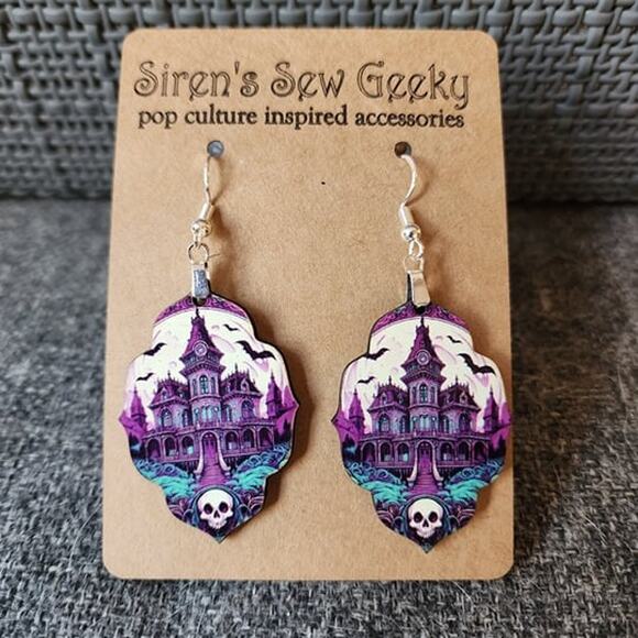 Disney Haunted Mansion Earrings - Picture 2 of 3